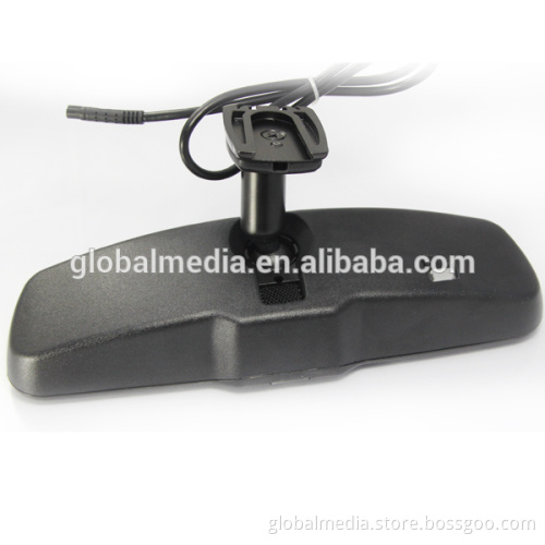 4.3 inch parking sensor rear view mirror monitor with 2 video inputs and auto brightness adjustment